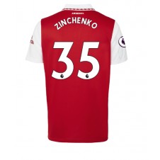 Arsenal Oleksandr Zinchenko #35 Hjemmedrakt 2022-23 Kortermet